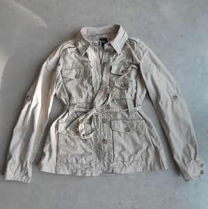 Utility jacket with belt